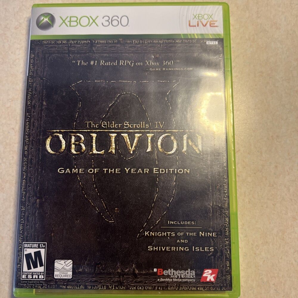Oblivion Game of the Year‎ Edition - Microsoft Xbox 360